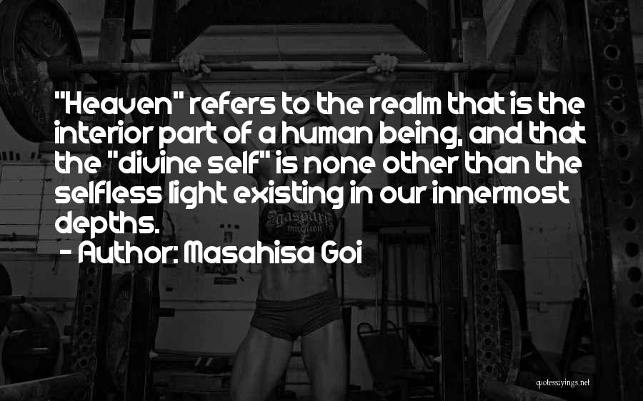 Divine Light Quotes By Masahisa Goi