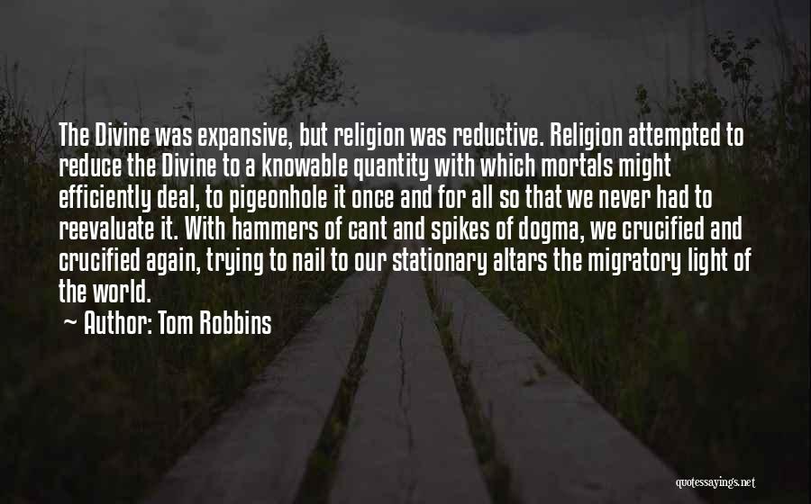 Divine Light Quotes By Tom Robbins