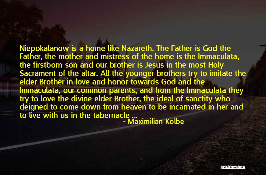 Divine Mother Love Quotes By Maximilian Kolbe