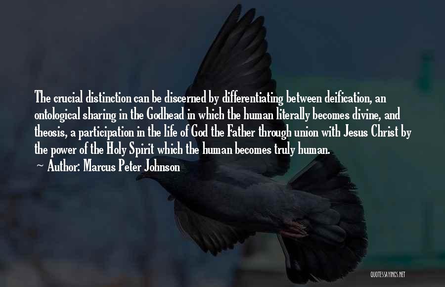 Divine Nature Quotes By Marcus Peter Johnson