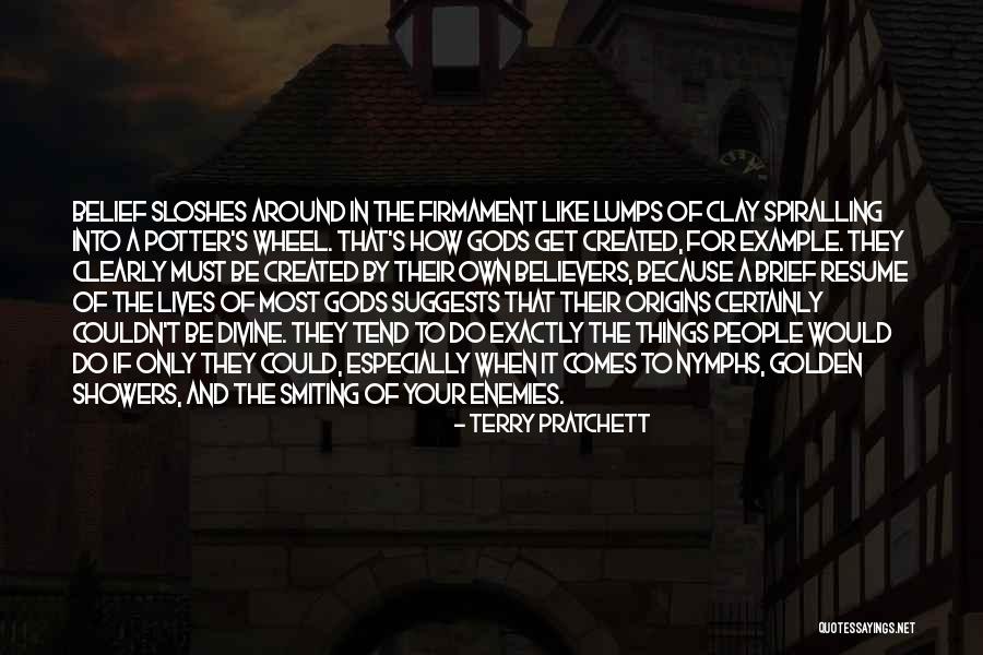 Divine Origins Quotes By Terry Pratchett Divine Origins Quotes By Terry Pratchett