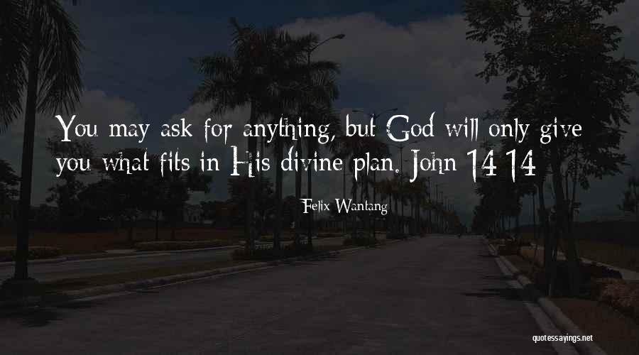 Divine Plan Quotes By Felix Wantang Divine Plan Quotes By Felix Wantang