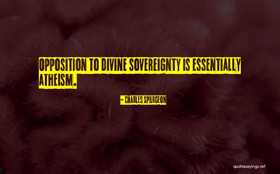 Divine Sovereignty Quotes By Charles Spurgeon