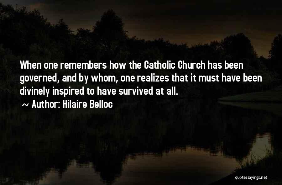 Divinely Inspired Quotes By Hilaire Belloc