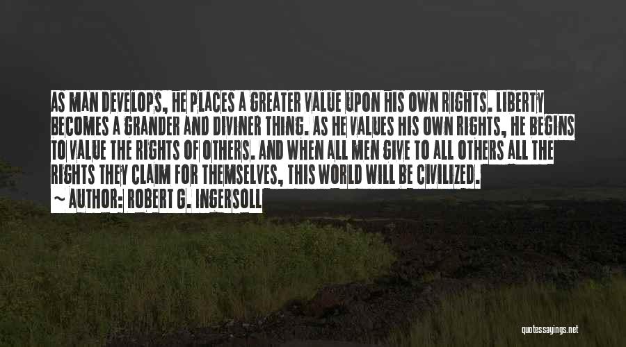 Diviner Quotes By Robert G. Ingersoll
