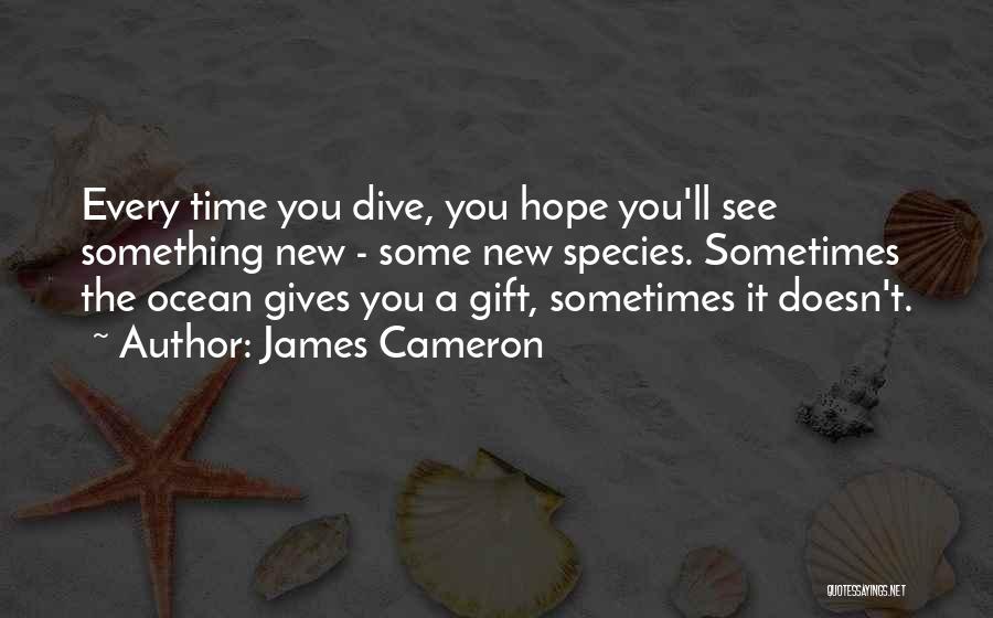 Diving In The Ocean Quotes By James Cameron