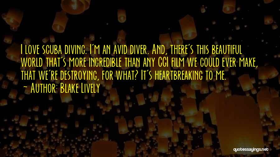 Diving Into Love Quotes By Blake Lively