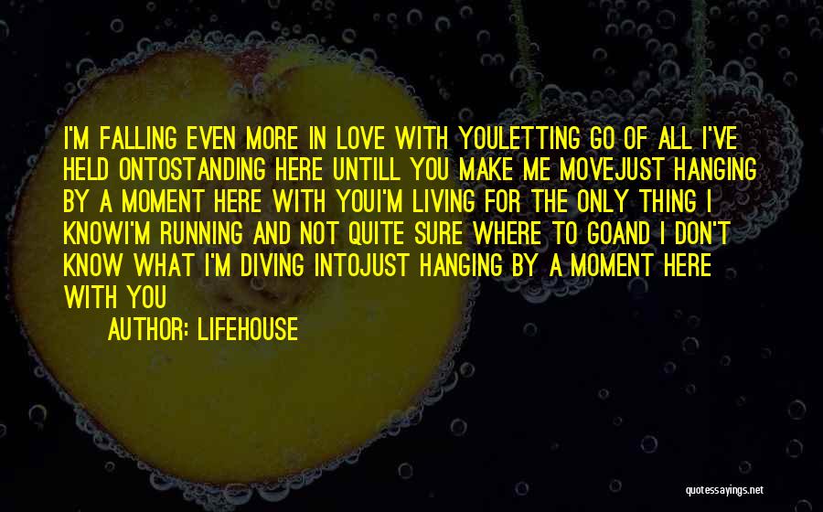 Diving Into Love Quotes By Lifehouse