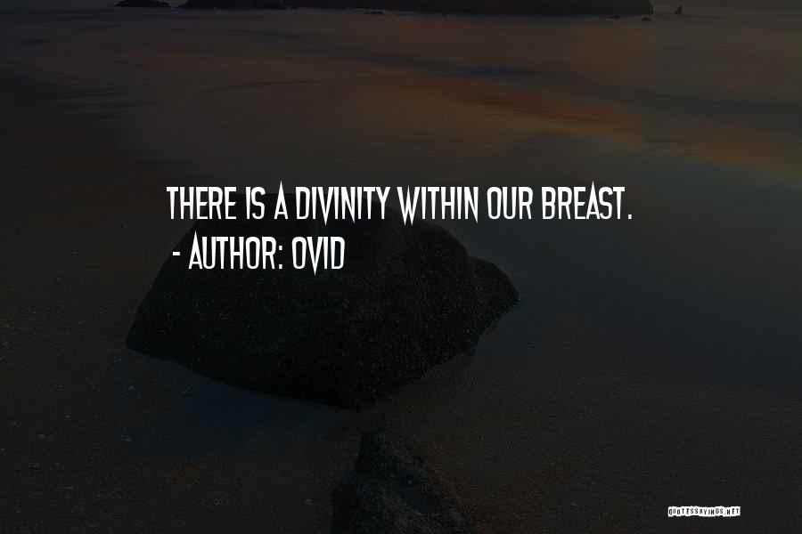Divinity Within Quotes By Ovid