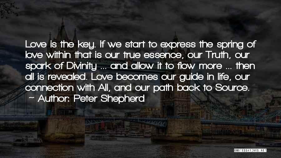 Divinity Within Quotes By Peter Shepherd