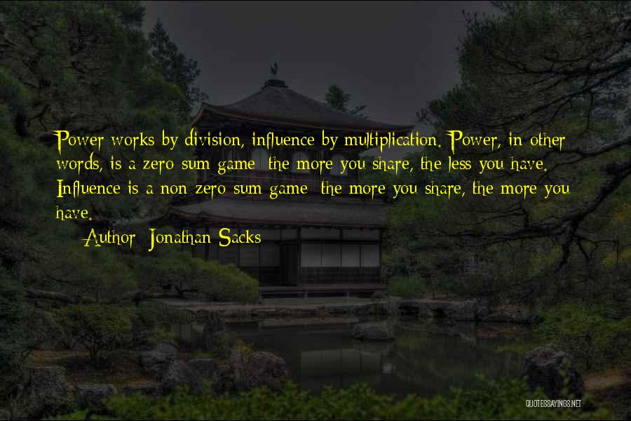 Division Game Quotes By Jonathan Sacks