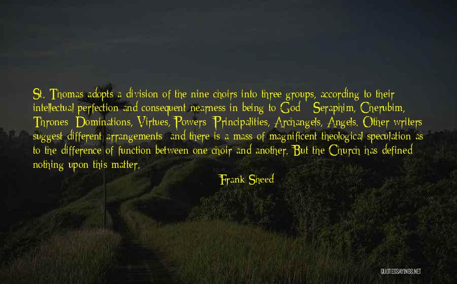 Division In The Church Quotes By Frank Sheed Division In The Church Quotes By Frank Sheed