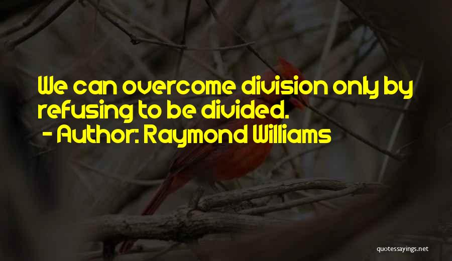 Division Quotes By Raymond Williams