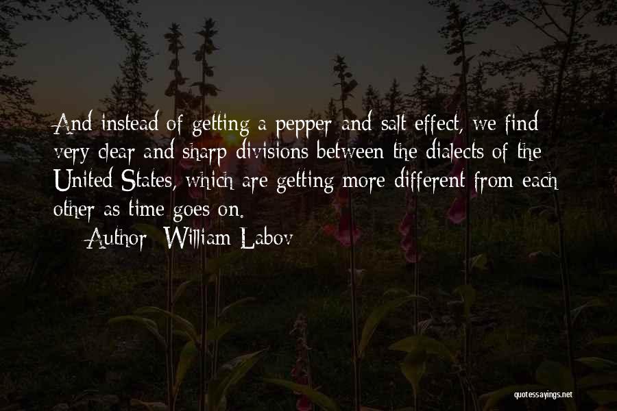 Divisions Quotes By William Labov