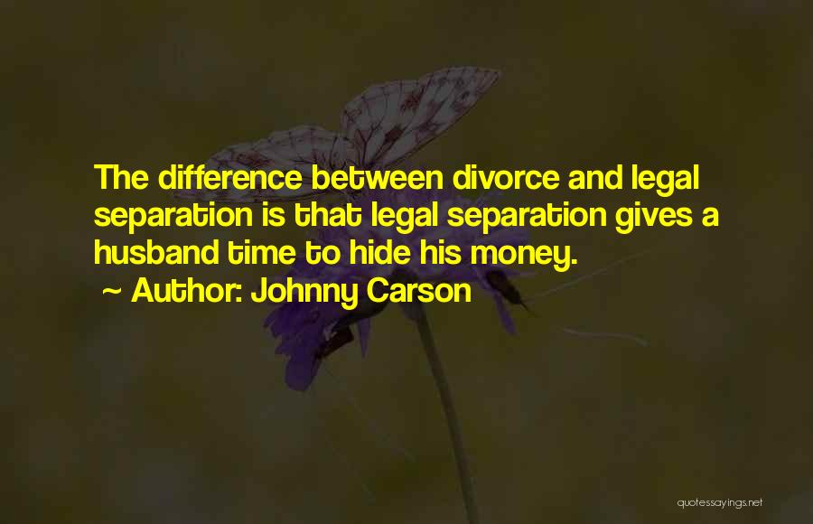 Divorce Funny Quotes By Johnny Carson