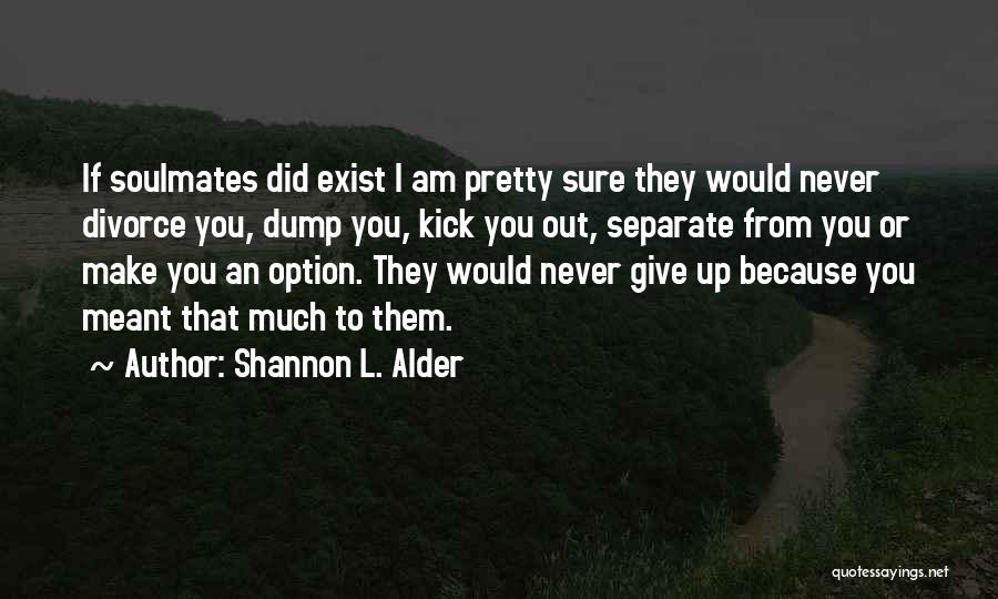 Divorce Is Not An Option Quotes By Shannon L. Alder