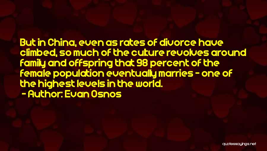 Divorce Rates Quotes By Evan Osnos