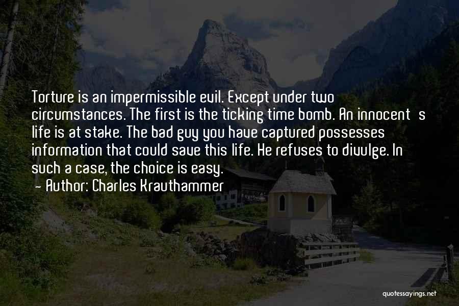 Divulge Quotes By Charles Krauthammer