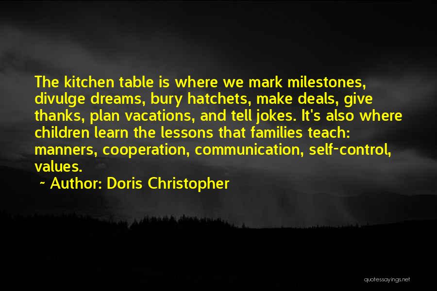 Divulge Quotes By Doris Christopher