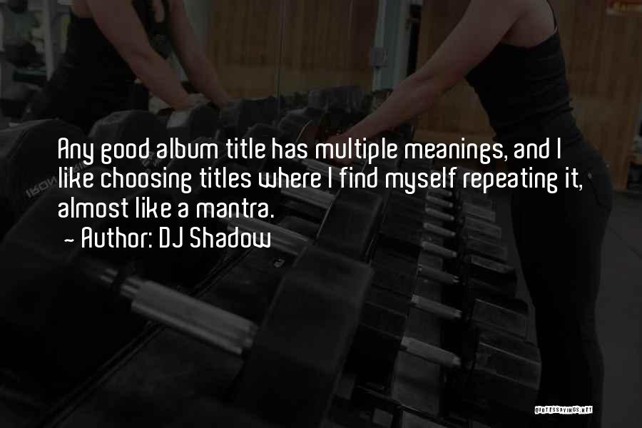 DJ Shadow Quotes 649824