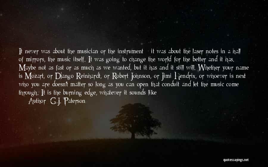 Django Reinhardt Quotes By G.J. Paterson