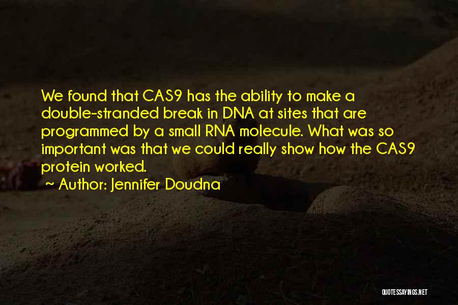 Dna Quotes By Jennifer Doudna