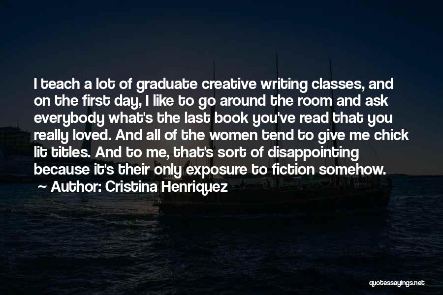 Do Book Titles Have Quotes By Cristina Henriquez