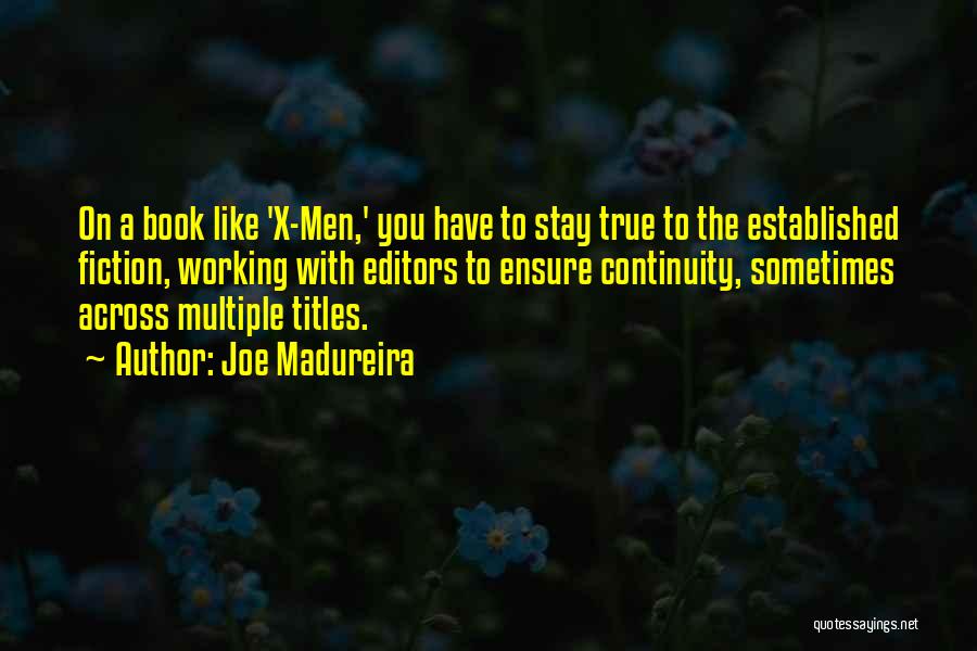 Do Book Titles Have Quotes By Joe Madureira