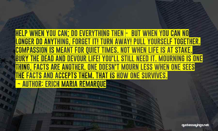 Do Everything Together Quotes By Erich Maria Remarque