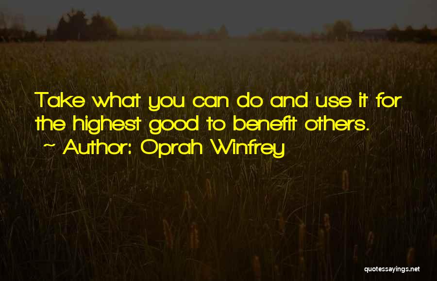 Do Good Others Quotes By Oprah Winfrey