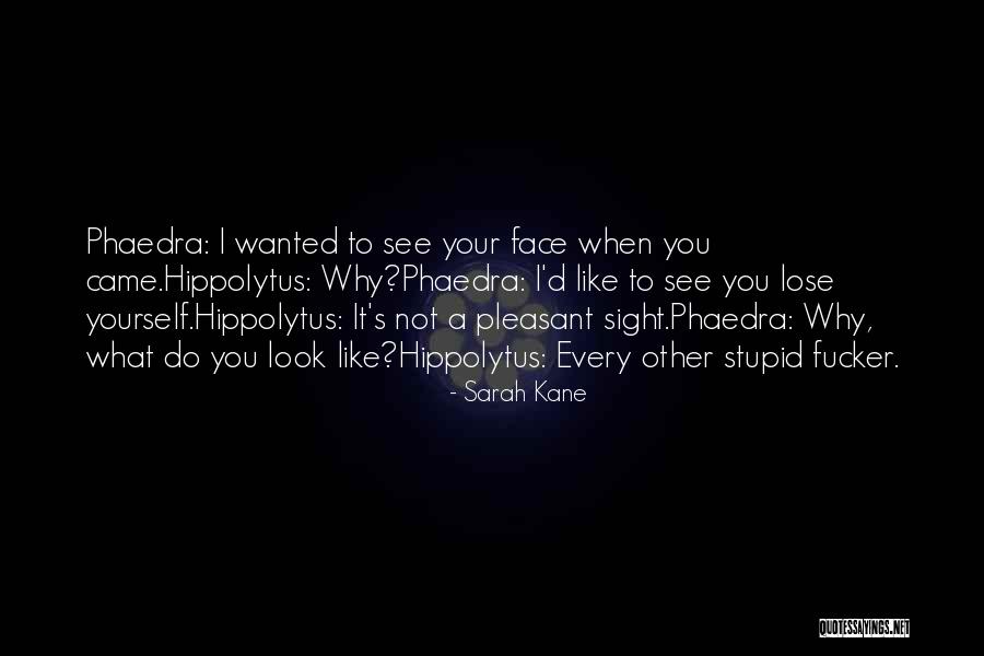 Do I Look Like I'm Stupid Quotes By Sarah Kane