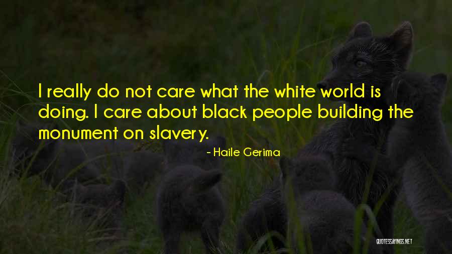 Do I Really Care Quotes By Haile Gerima Do I Really Care Quotes By Haile Gerima