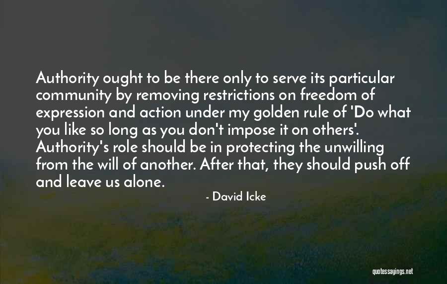 Do It Alone Quotes By David Icke