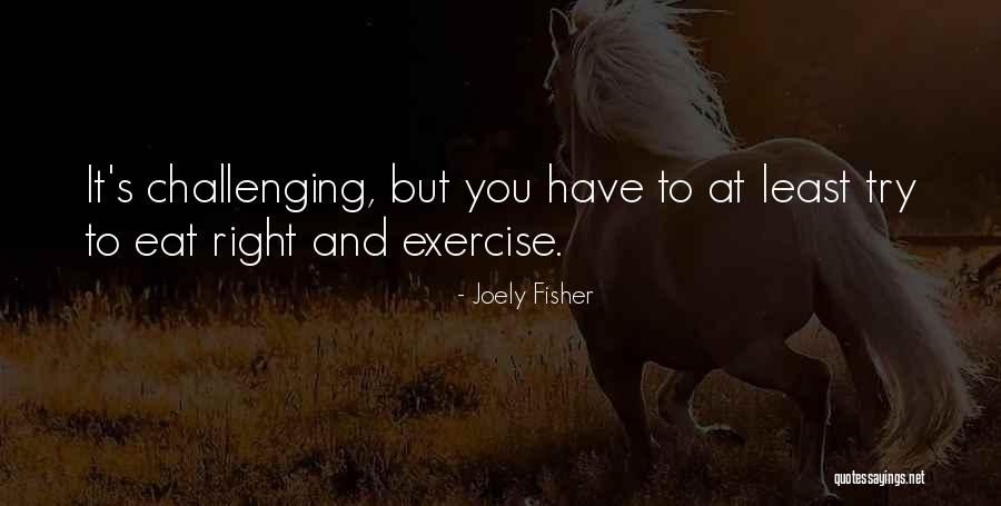 Do It For Yourself Fitness Quotes By Joely Fisher