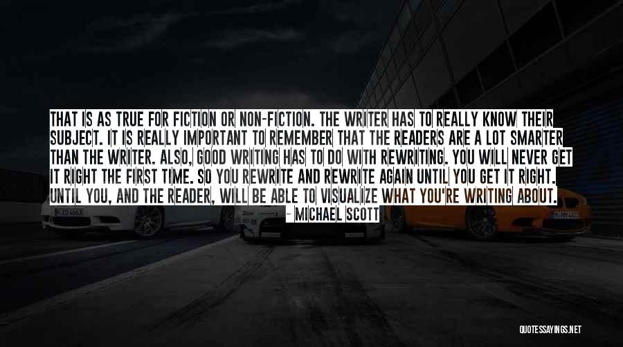 Do It Right First Time Quotes By Michael Scott Do It Right First Time Quotes By Michael Scott