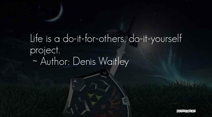 Do It Yourself Project Quotes By Denis Waitley