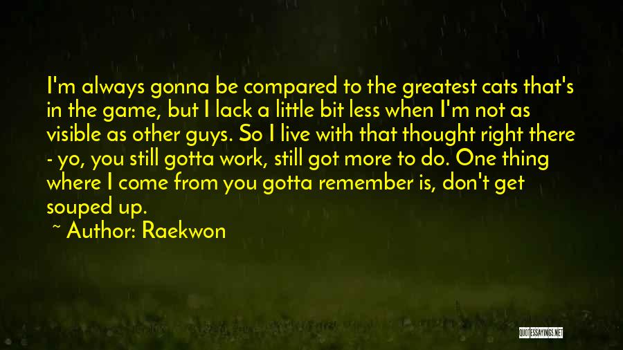 Do Less Get More Quotes By Raekwon