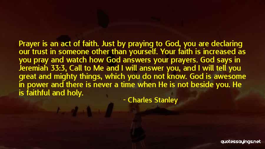 Do Not Call Me Quotes By Charles Stanley