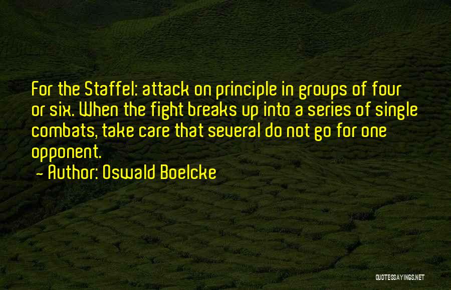 Do Not Care Quotes By Oswald Boelcke