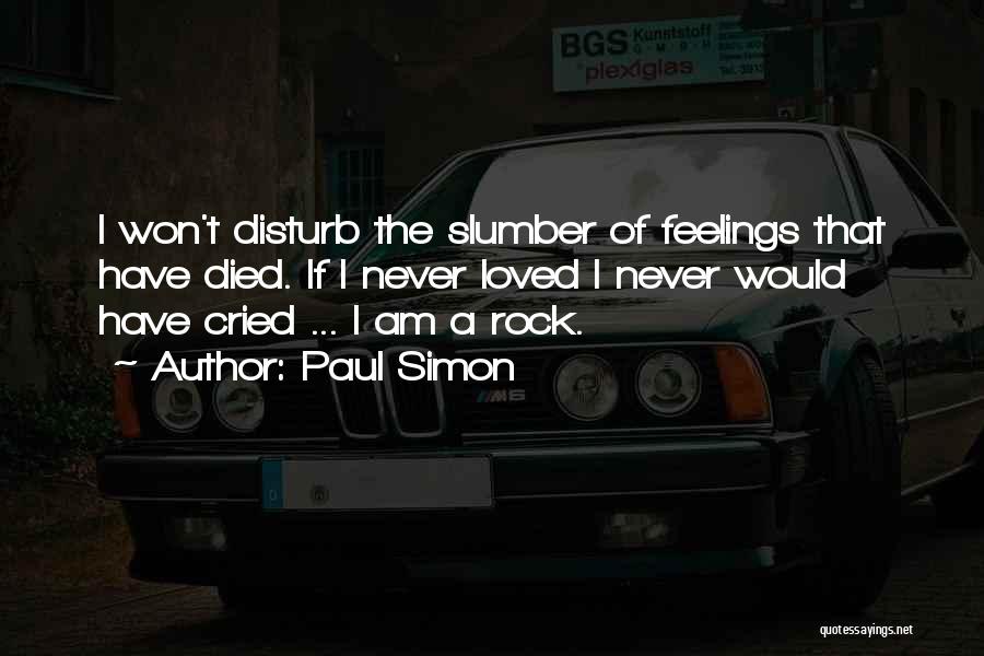 Do Not Disturb Me Quotes By Paul Simon