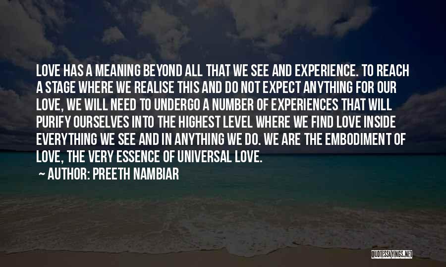 Do Not Expect Love Quotes By Preeth Nambiar