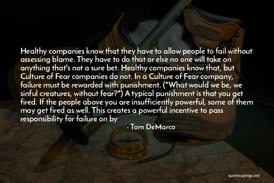 Do Not Fail Quotes By Tom DeMarco Do Not Fail Quotes By Tom DeMarco