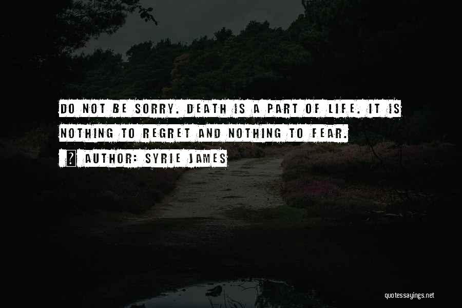 Do Not Fear Death Quotes By Syrie James