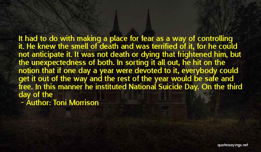 Do Not Fear Death Quotes By Toni Morrison