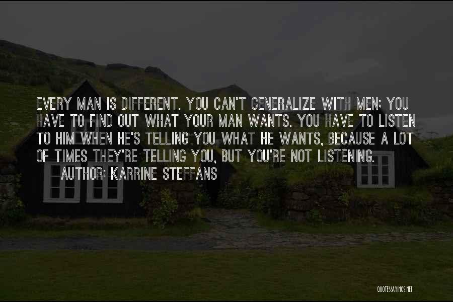 Do Not Generalize Quotes By Karrine Steffans