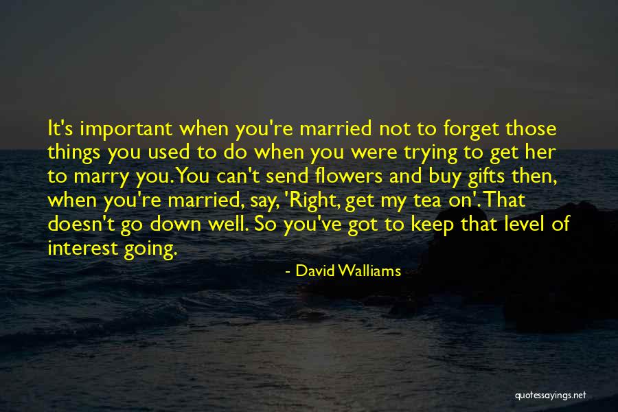 Do Not Get Married Quotes By David Walliams