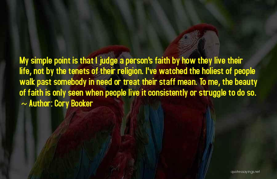 Do Not Judge Quotes By Cory Booker