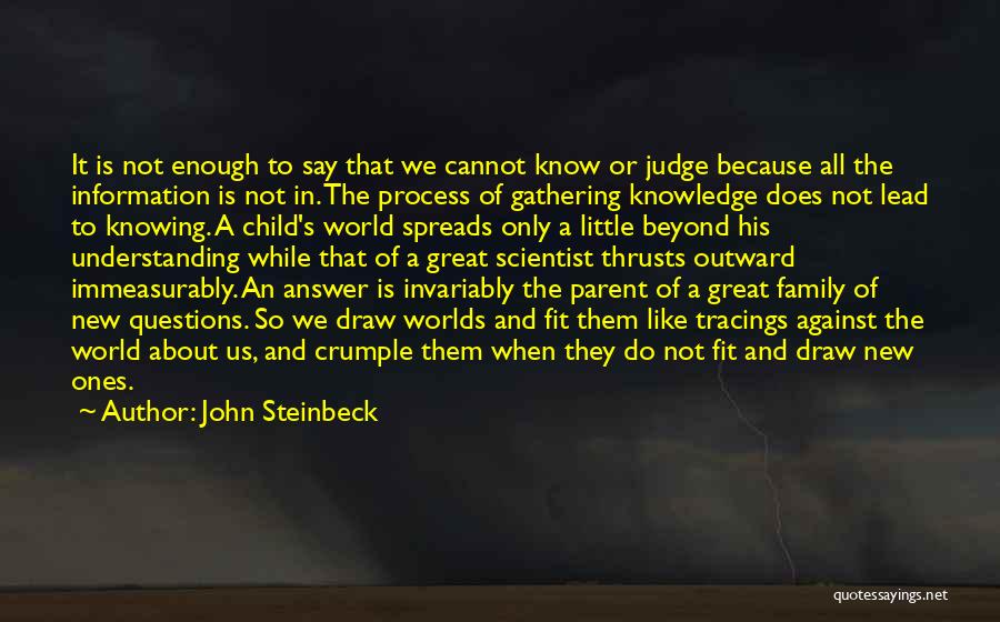 Do Not Judge Quotes By John Steinbeck