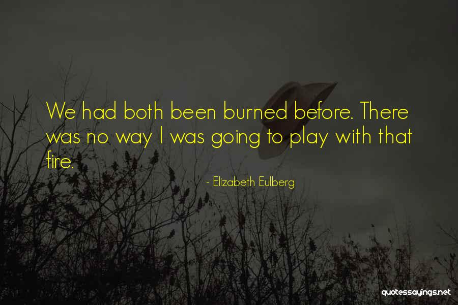 Do Not Play With Fire Quotes By Elizabeth Eulberg