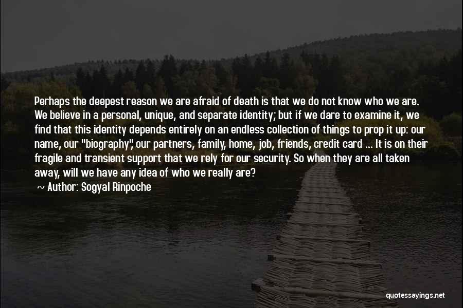 Do Not Rely Quotes By Sogyal Rinpoche